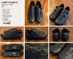     Lake CX239-X Wide  Taille 44.5  Chaussures vélo route