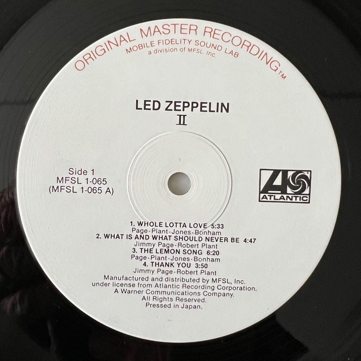 Dischi in vinile: Led Zeppelin - II / Audiophile MFSL 1982 - Very nice Copy – Usato da Gais venduto da soundcave57 4