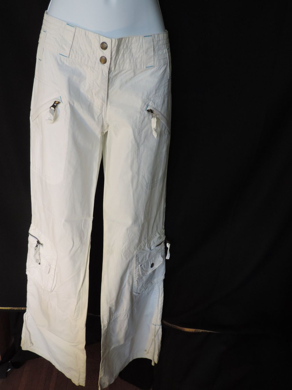 Pantaloni: pantalon droit blanc – Usato da Genève venduto da Axelle333 5
