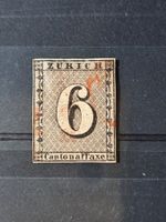 Zürich 6 (Fälschung) von 1843