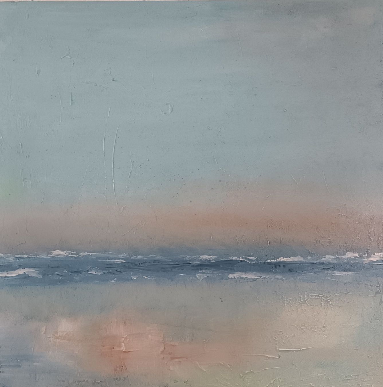 Gemälde: Bild - Meeresbrise 60x60 – Neu (gemäss Beschreibung) aus Villmergen von Cynober-Art 1