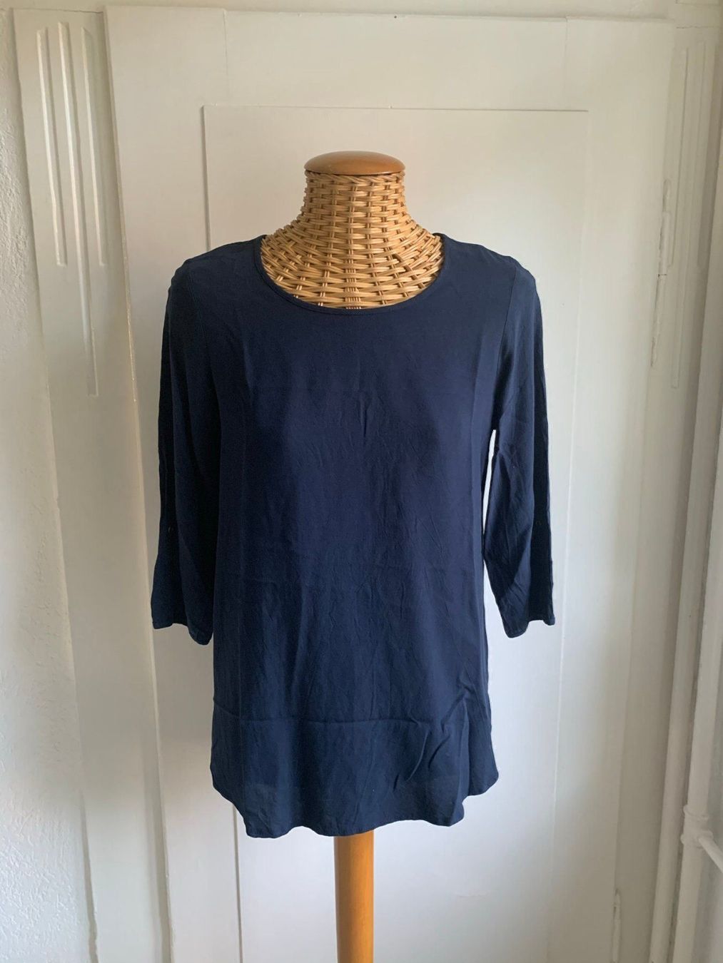 Vero Moda T-shirt: VERO MODA Oberteil dunkelblau fliessend S – Usato da Zürich venduto da Diazaio