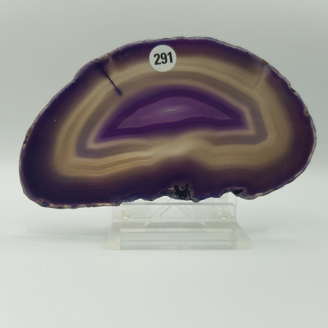 Minerali & Pietre curative: Achatscheibe 291 – Nuovo (secondo la descrizione) da Schwanden-Brienz venduto da Testudo06
