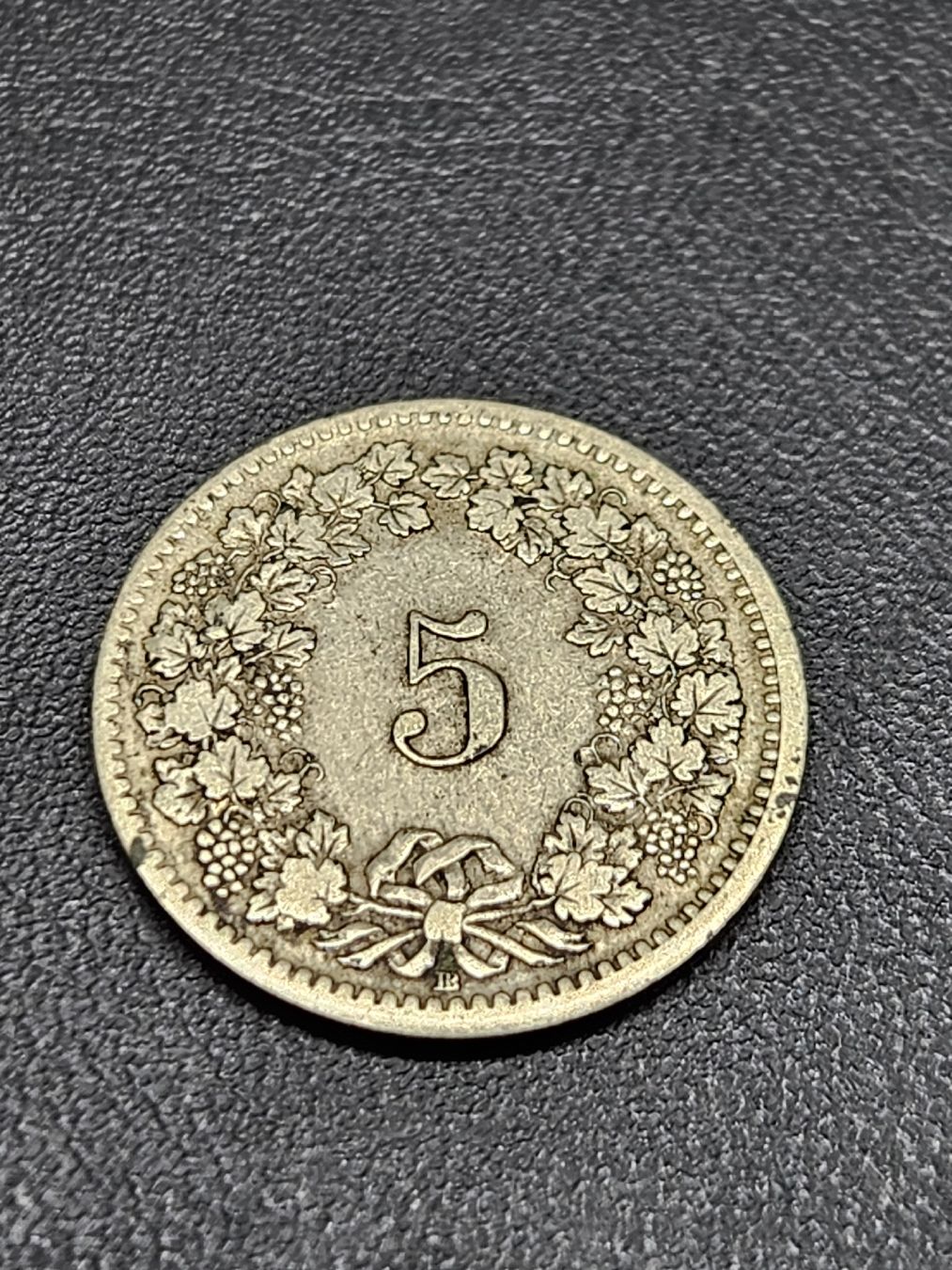 Tutti le monete: 5 Rappen 1850 – Usato da Pfäffikon ZH venduto da Melibol 1