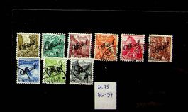 SUISSE SERVICES TIMBRES OBLITÉRÉS DII SBK 21.75 /U726