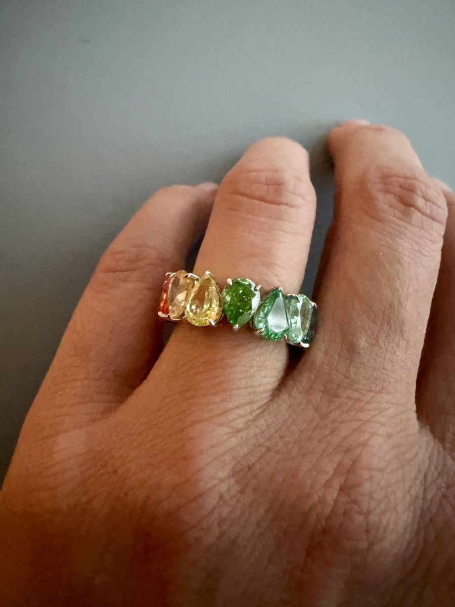 Anelli: Regenbogen Ring 925 Silber, Grösse 52 – Nuovo e nell'imballaggio originale da Muttenz venduto da stoeberi01 1
