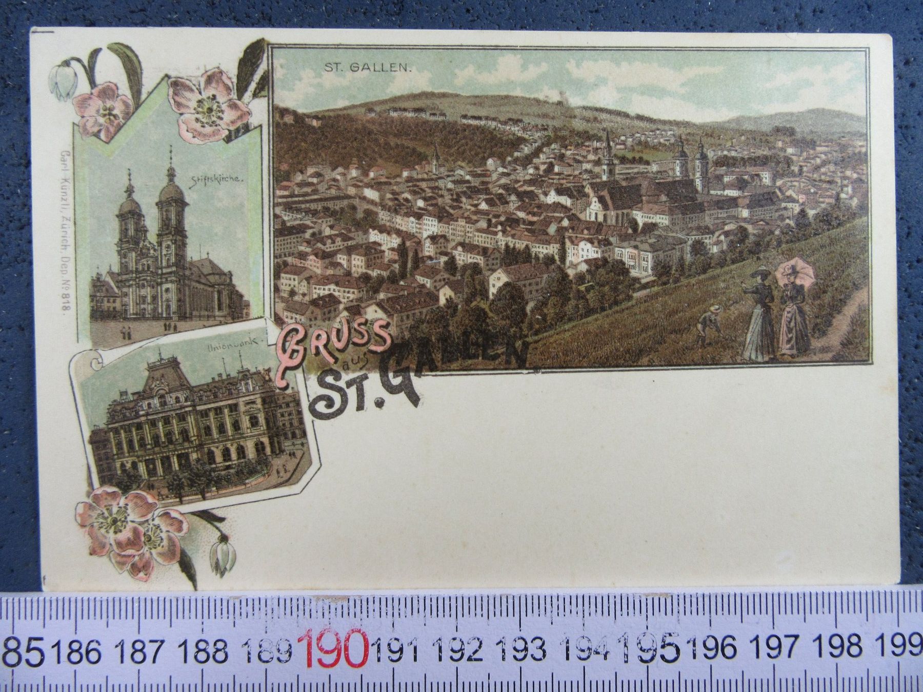 Cartoline postali: GRUSS AUS ST.GALLEN SG AK – Usato da Ettingen venduto da Hausi4711