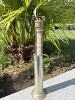 Titel: Antikes / Retro Kessel-Thermometer mit Metallbecher –