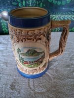 Vintage Bierkrug Lugano Motiv,Sammlerstück für Bierliebhaber