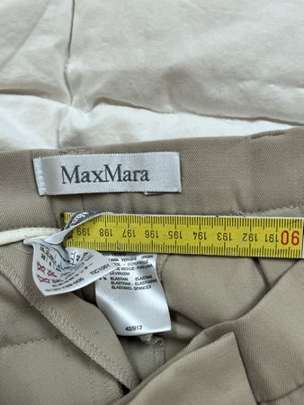 MaxMara Stoffhose beige, feine Wolle