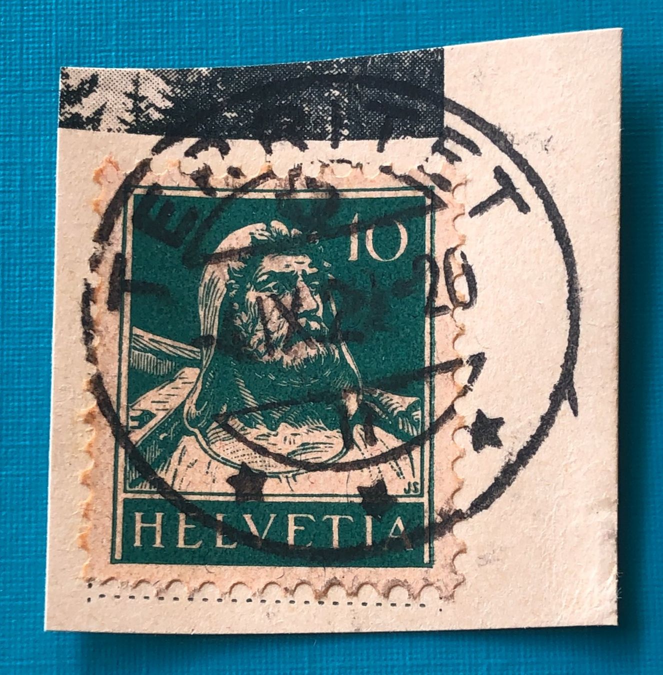 Tutti i francobolli: TELLBRUSTBILD BRIEFMARKEN VOLLGESTEMPELT – Usato da Aarau venduto da Billa007