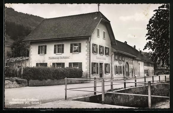 Cartoline postali: Holderbank /Solothurn, Restaurant Frohsi – Usato da Berlin venduto da bartko-reher