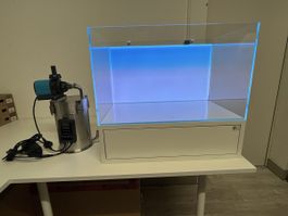 🐠75L Süsswasseraquarium mit Möbel & Filterkanister