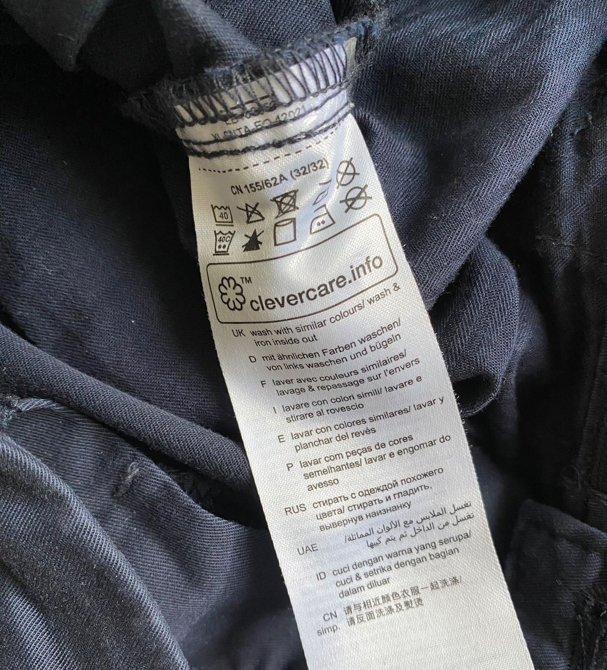 Esprit Pantaloni: Hose Chino 32/34 blau Esprit – Nuovo (secondo la descrizione) da Aarau venduto da Ahoffa 3