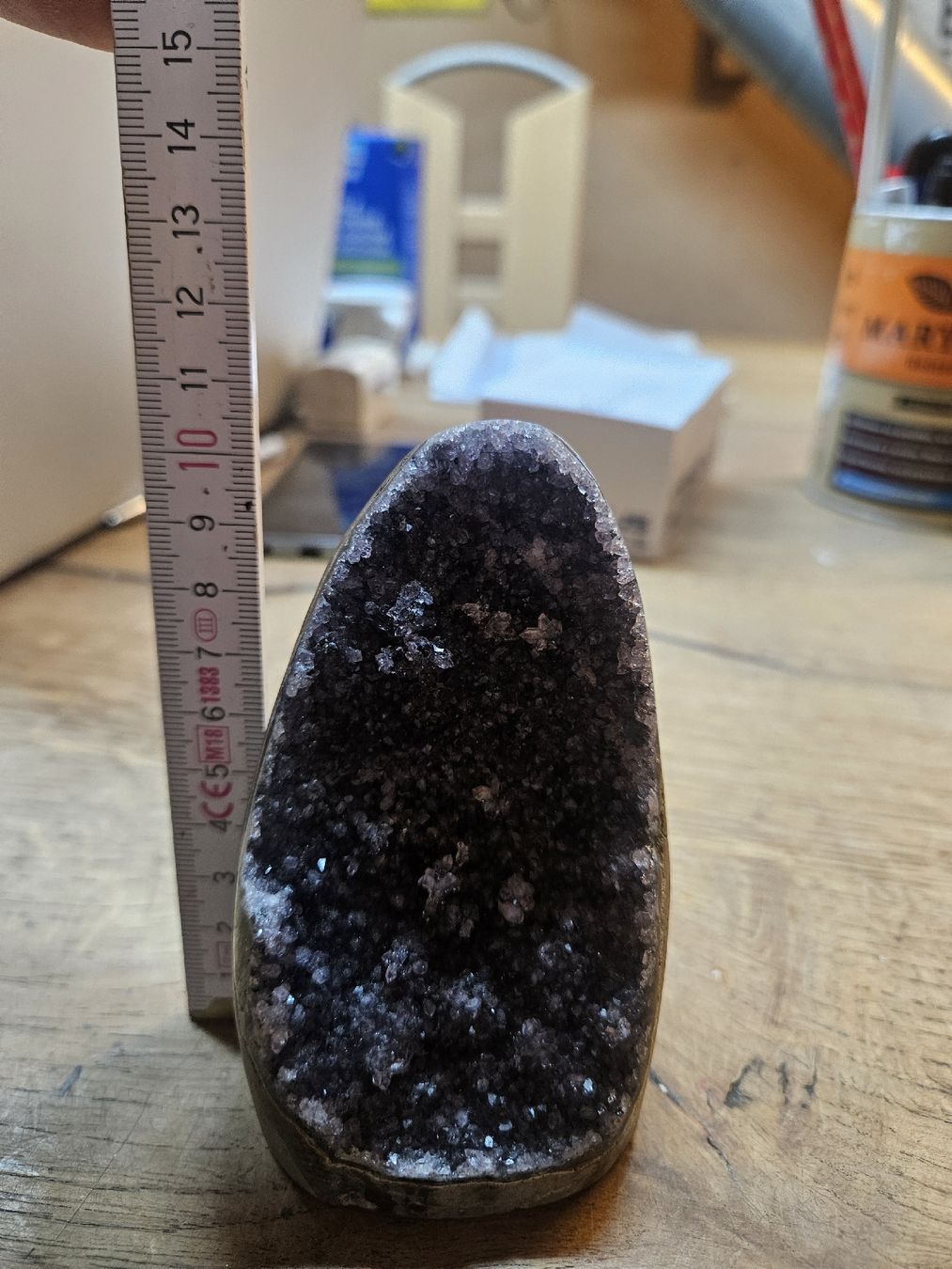 Minerali & Pietre curative: Schwarze Amethyst Druse (Q) – Usato da Rorschach venduto da TimelessTrading 3