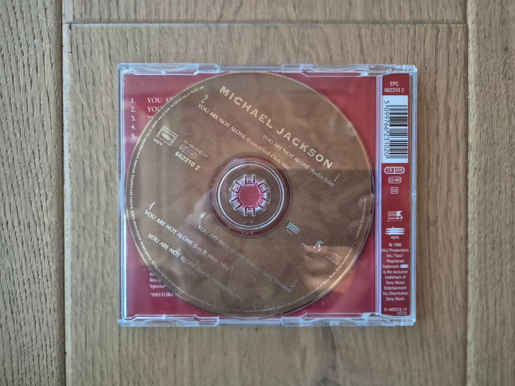 CD: Michael Jackson - You Are Not Alone CD Single – Usato da Savièse venduto da coeur88 2