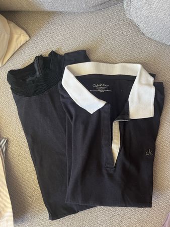 Calvin Klein Poloshirt + schwarzes H&M t Shirt als Set 