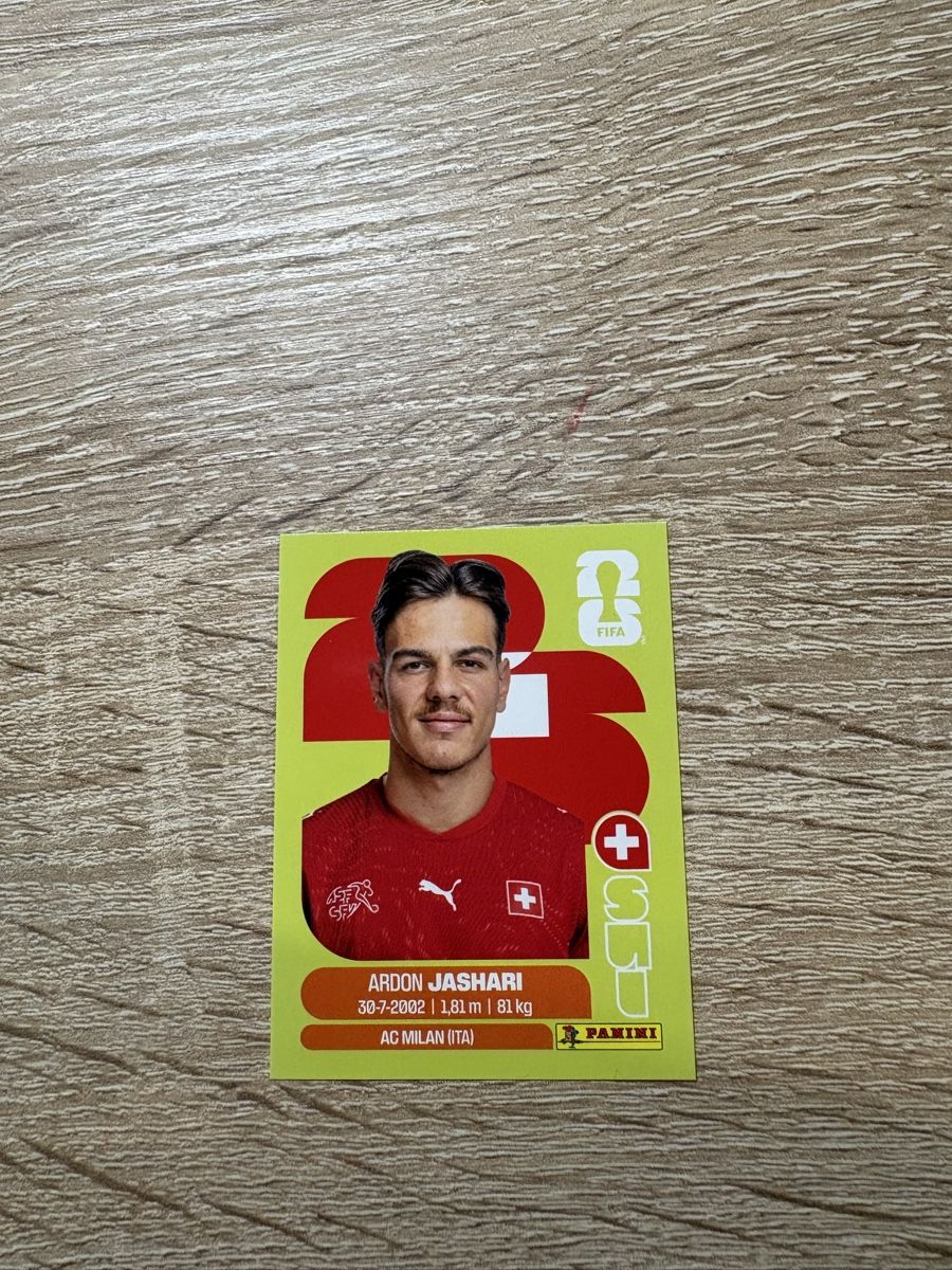 Panini Cartes à collectionner: Panini Ardon Jashari SUI 14  – Neuf (Voir description) à Langrickenbach par swissluca
