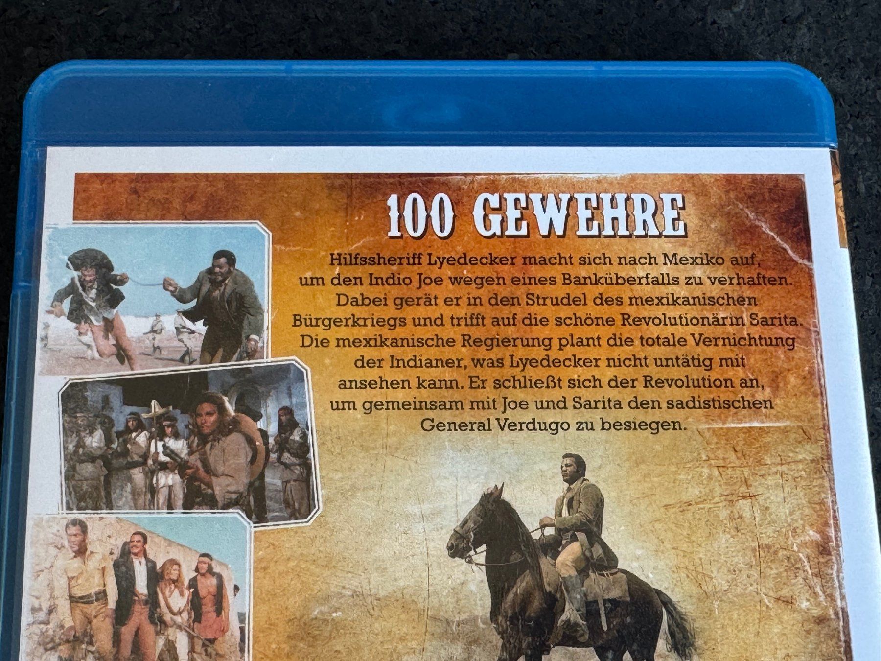 Tutti i DVDs: 100 Gewehre Western Blu-ray Disc DE/EN – Usato da Fribourg venduto da tschjoly 2