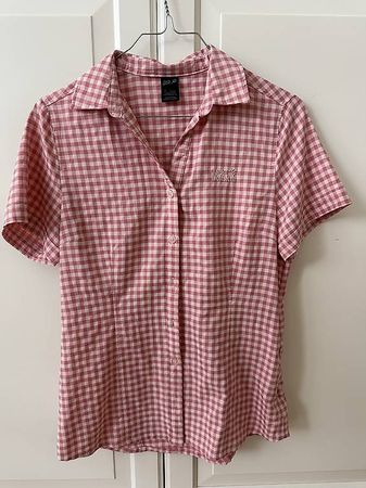 Jack Wolfskin Damen Funktionshemd Rosa/Weiss Gr. XS