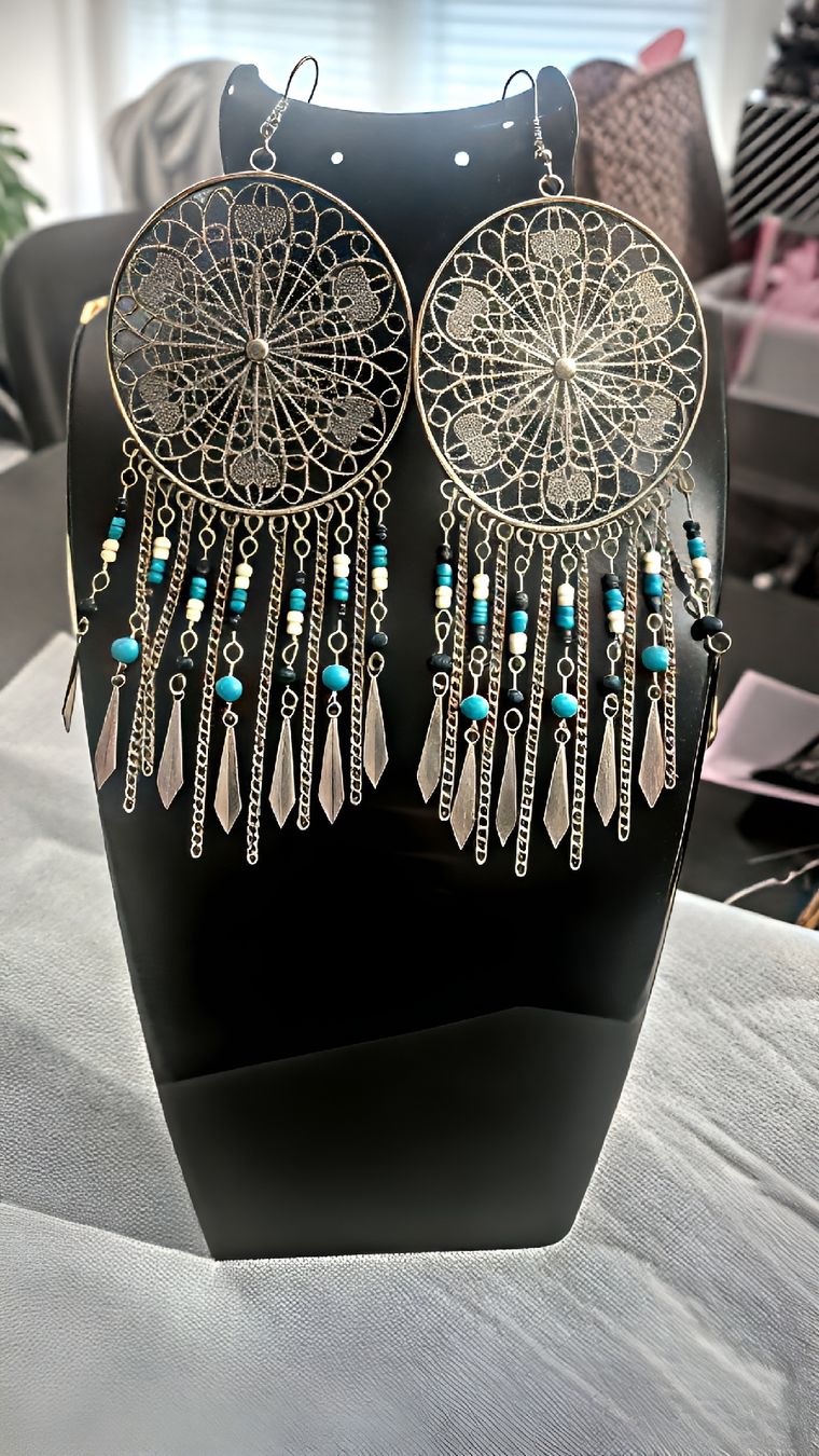 Boucles d'oreille: Orecchini in stile etnico bohémien – Neuf (Voir description) à Giubiasco par Stefaniav