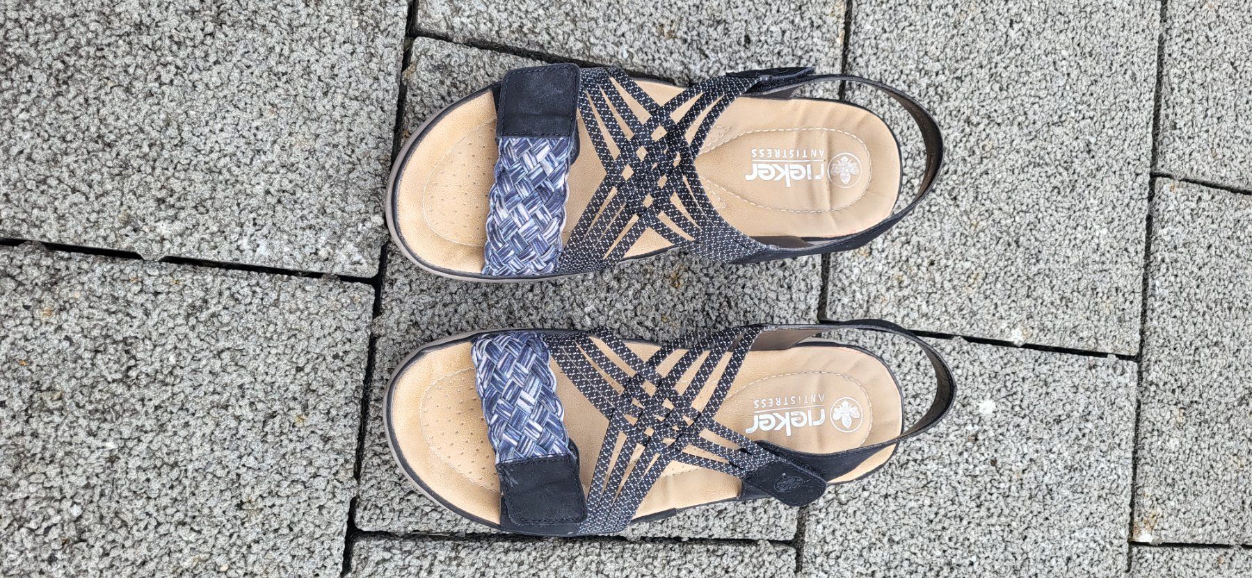 Rieker Scarpe da donna: Damen Rieker Sandale Gr. 42 – Usato da Winterthur venduto da Carlitto25