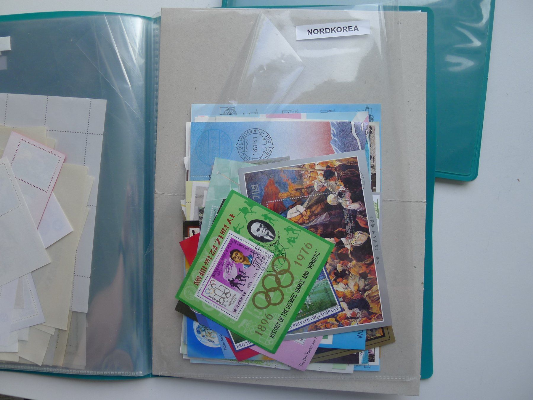 Alle Briefmarken: Gross Ausland Block und Bogen Sammlung mit 47 Bildern – Gebraucht aus Dagmersellen von q1w2e3r4 4