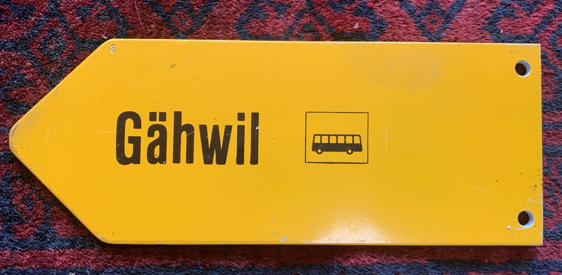 Schilder: Wanderwegschild Gähwil – Gebraucht aus Ebnat-Kappel von pourlemerite