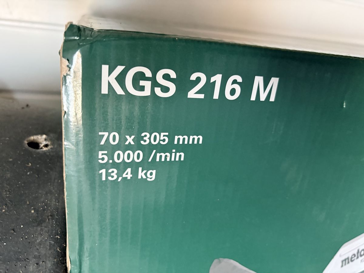 Metabo Seghe: Metabo KGS 216 M – Nuovo e nell'imballaggio originale da Rheinfelden venduto da Dareece00 1