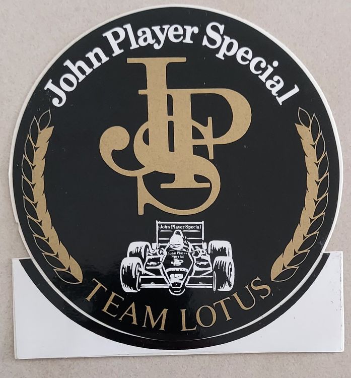 Sticker Selbstkleber John Player Spezial Team Lotus F1 (Gebraucht) in ...