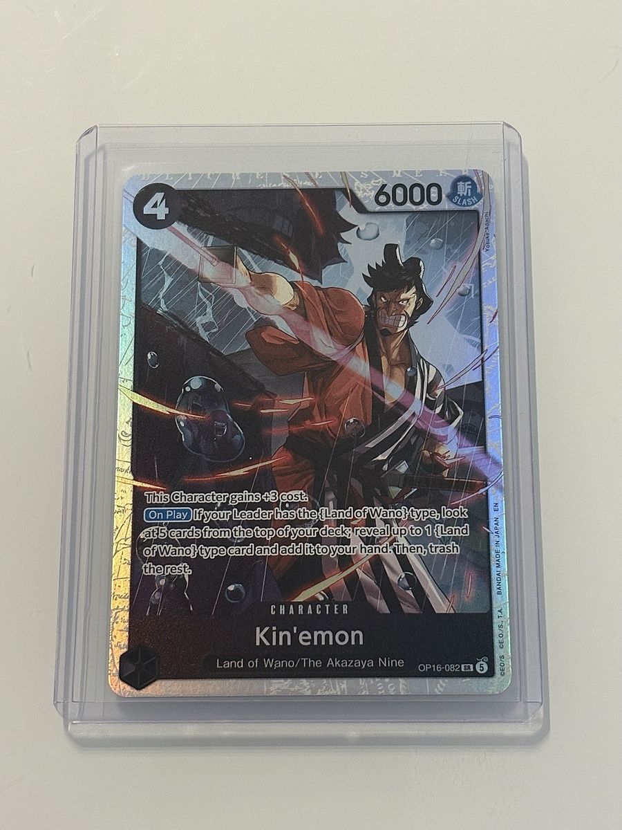 Bandai Sammelbilder & Trading cards: One Piece TCG - Kin‘emon OP16-082 – Neu (gemäss Beschreibung) aus Pieterlen von Mira_o7
