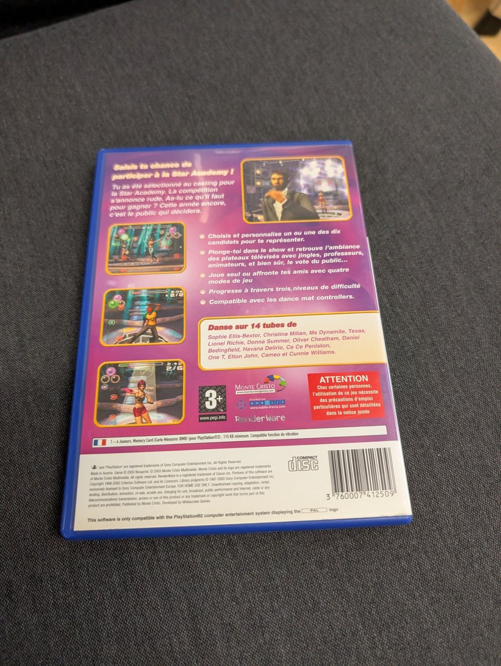 Jeux: Star academy Sony playstation 2 – D'occasion à Giubiasco par Ticinerd 1