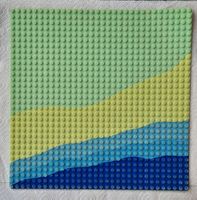 LEGO Grundplatte 32x32 Strandmuster 3811px1