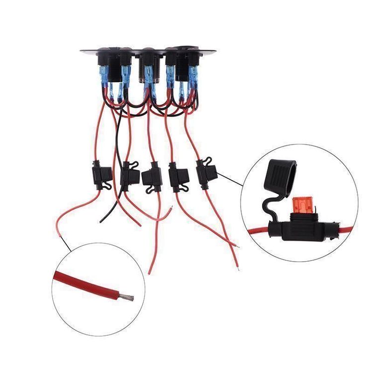 12V/24V 5 Gang Kippschalter Panel (Neu und originalverpackt) in Thun ...