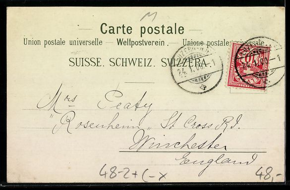 Ansichtskarten: Litho Luzern, Photographie-Geschäft C.  – Gebraucht aus Berlin von bartko-reher 1