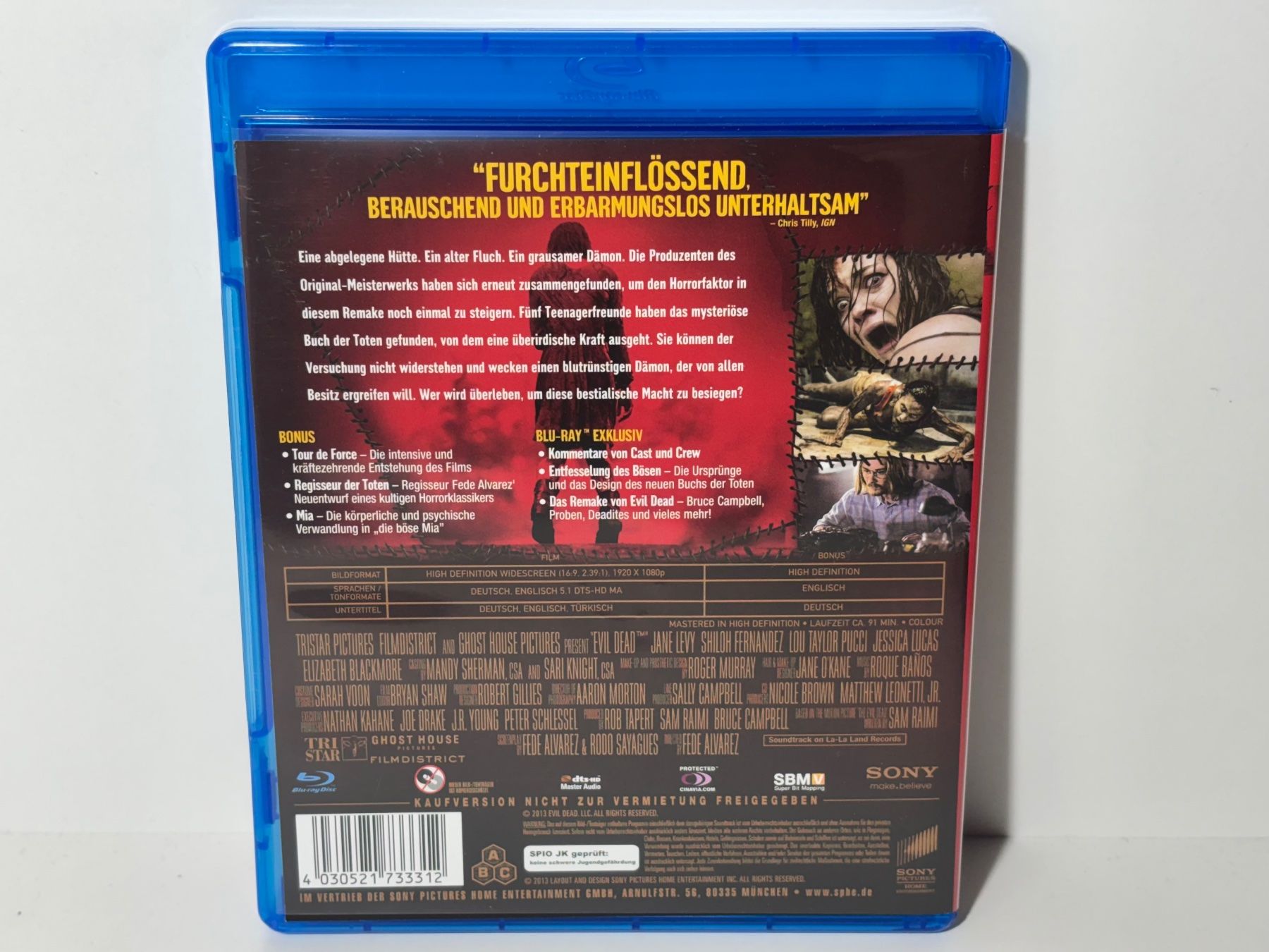 Tutti i DVDs: Evil Dead Blu Ray Uncut – Usato da Wilderswil venduto da Mr.Fury 1