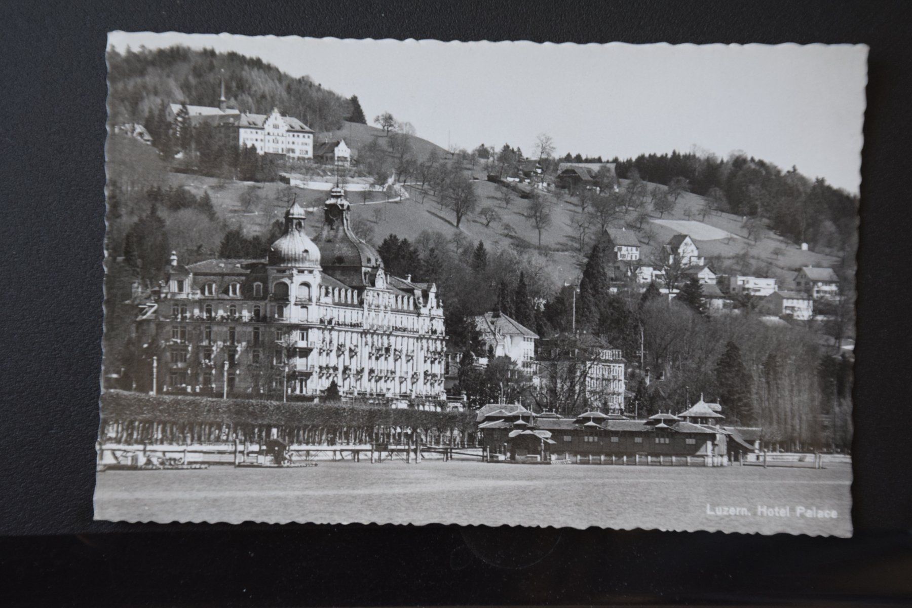 Cartoline postali: AK Luzern, Hotel Palace - Seebad Gerlisberg – Usato da Luzern venduto da CH2018
