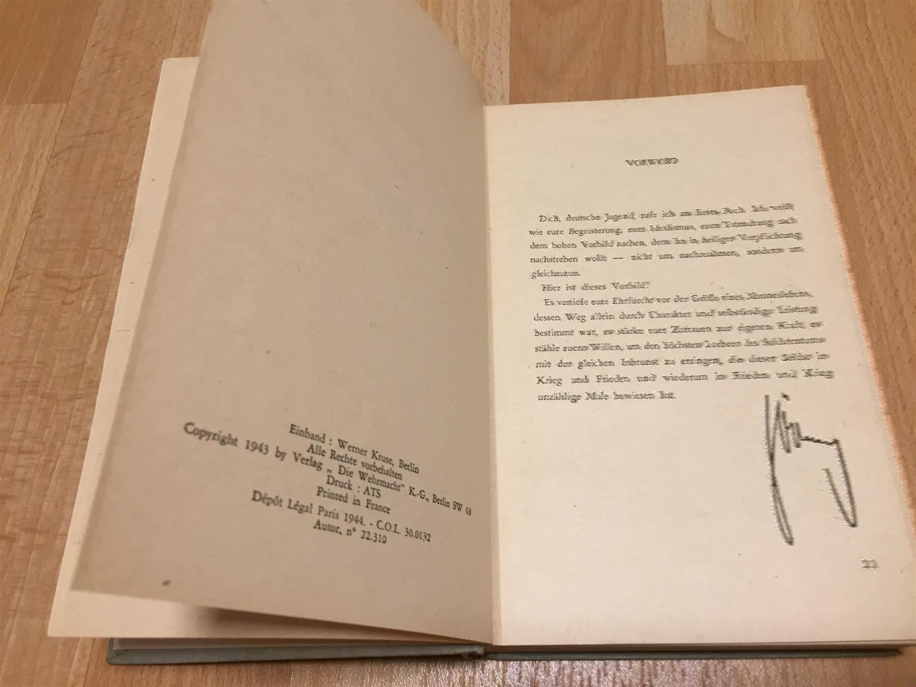 Libri: B.Ramcke «Vom Schiffsjungen zum..1944 – Usato da Cormagens venduto da Bonsai111 5