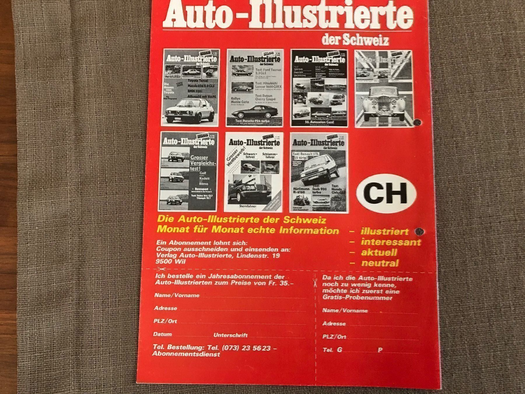 Mercedes-Benz Documenti: Mercedes Prospekt – Usato da Balterswil venduto da Jeko1967