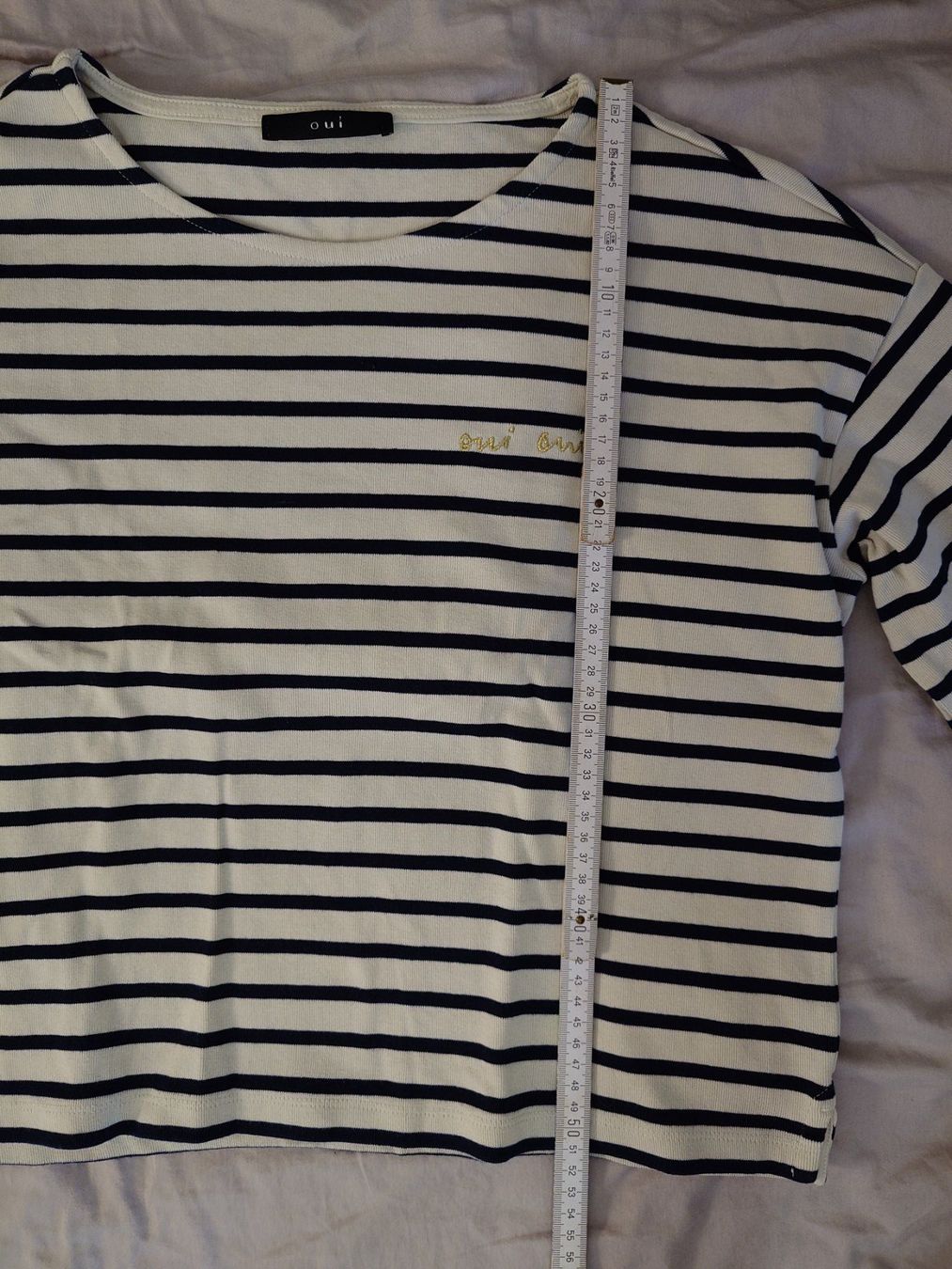 Pulls & Sweat-shirts: Pullover Oui Oui | Gr. 36 | creme/dunkelblau – D'occasion à Muri AG par komich4 7