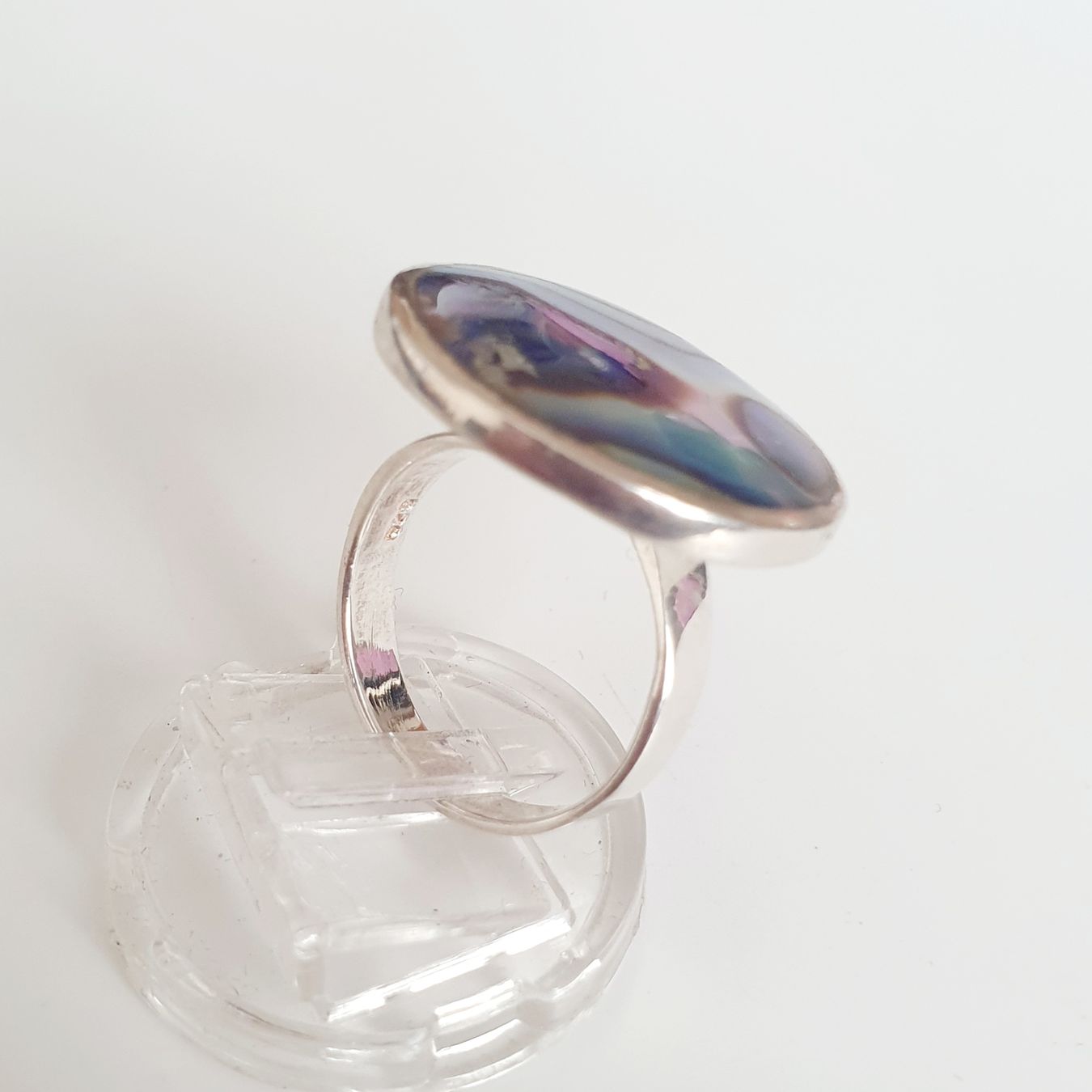 Anelli: Ring Silber mit Abalone Grösse 17.8 mm 925 Silber – Usato da Kreuzlingen venduto da Wunderkiste123 8