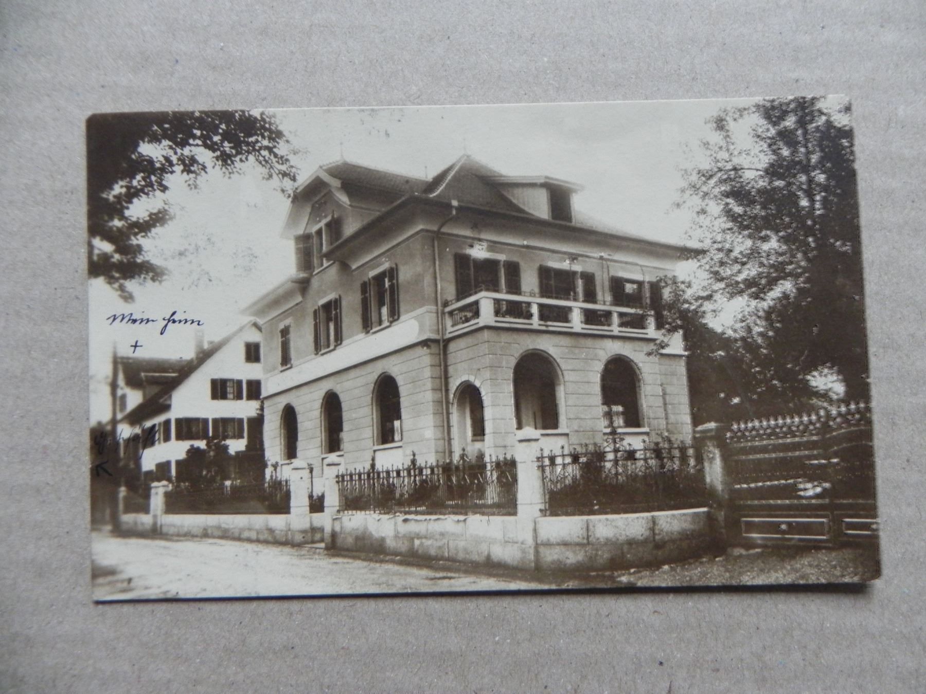 Ansichtskarten: Ansichtskarte Affoltern a/A ZH Bank 1919 – Gebraucht aus Siebnen von krimsie