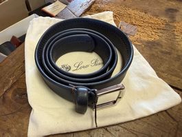 Loro Piano edler Ledergürtel Leder Gurt 110 cm