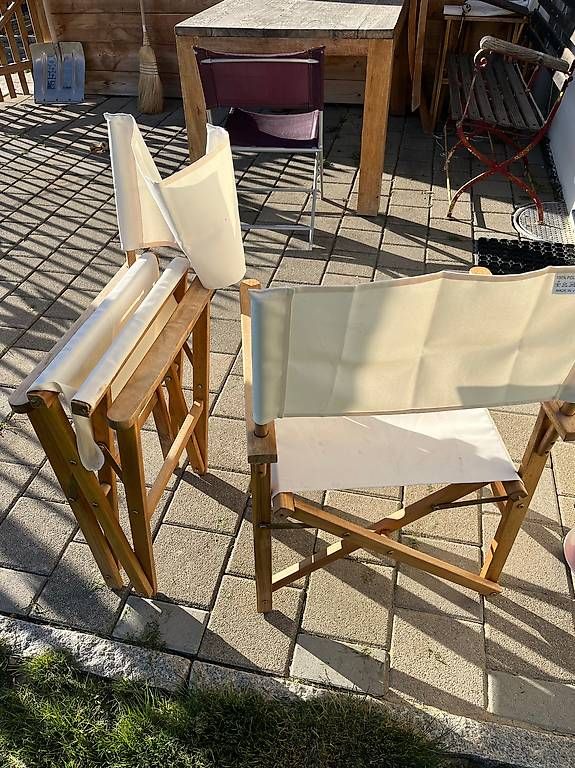 Sedie: 6 Regiestühle, Holz, klappbar – Usato da Says venduto da AllArt01