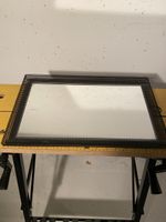 Wunderschöner Spiegel mit schwarzem Rahmen 70x40cm