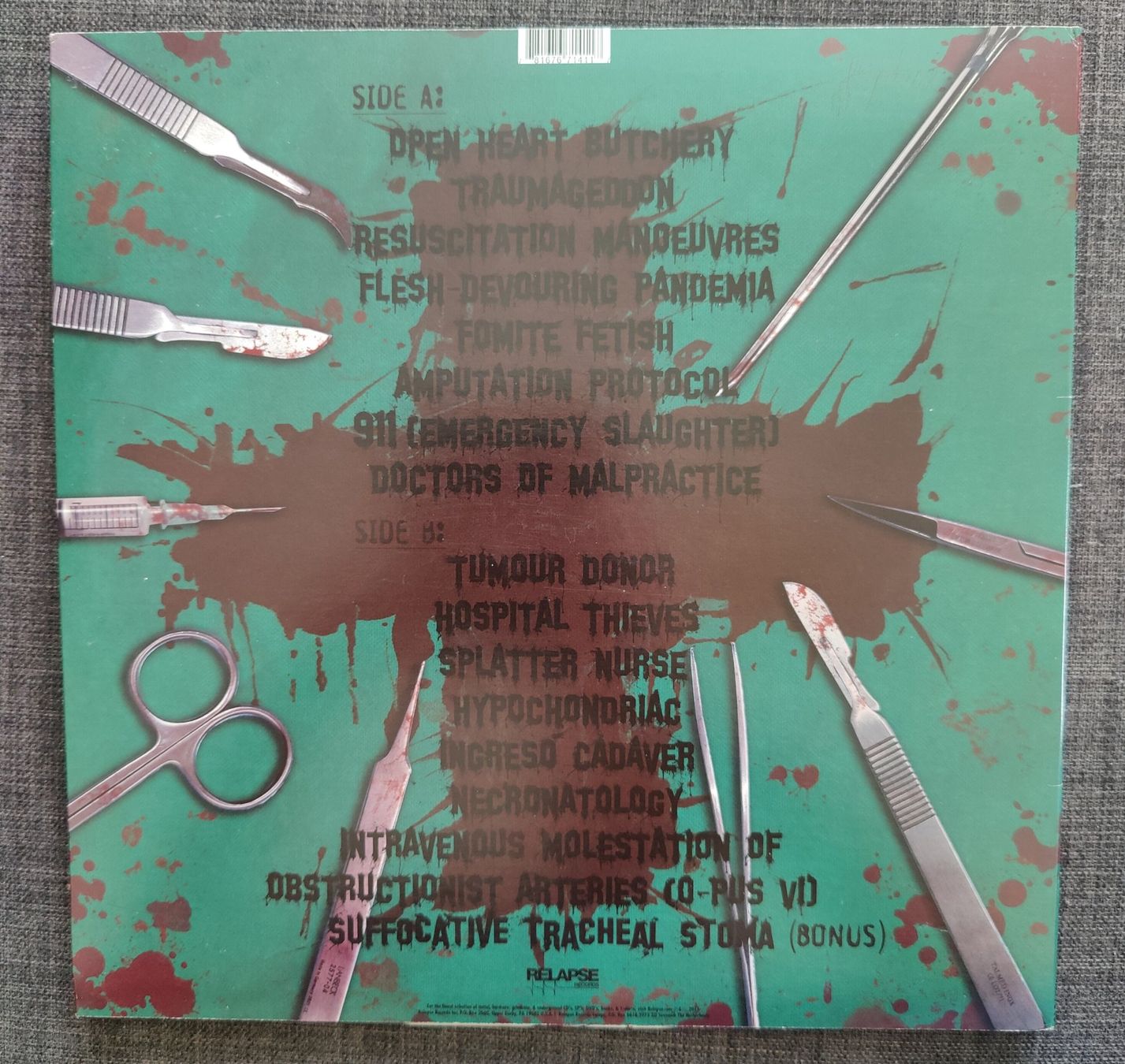 Dischi in vinile: Haemorrhage - Hospital Carnage LP – Usato da Rafz venduto da adrenalynn 1