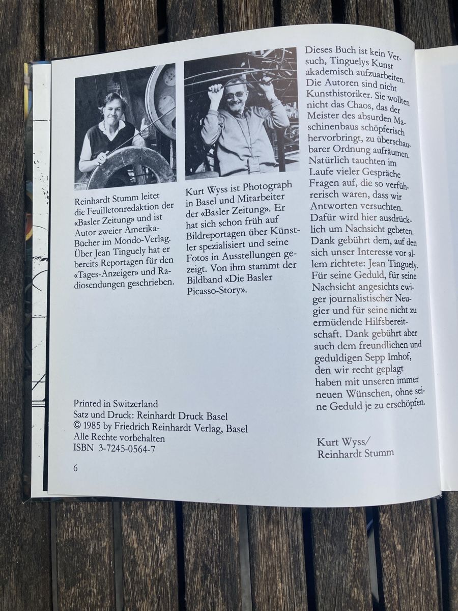 Libri: Buch Jean Tinguely 1985 – Usato da Belp venduto da Doc_Matt_Rox 6