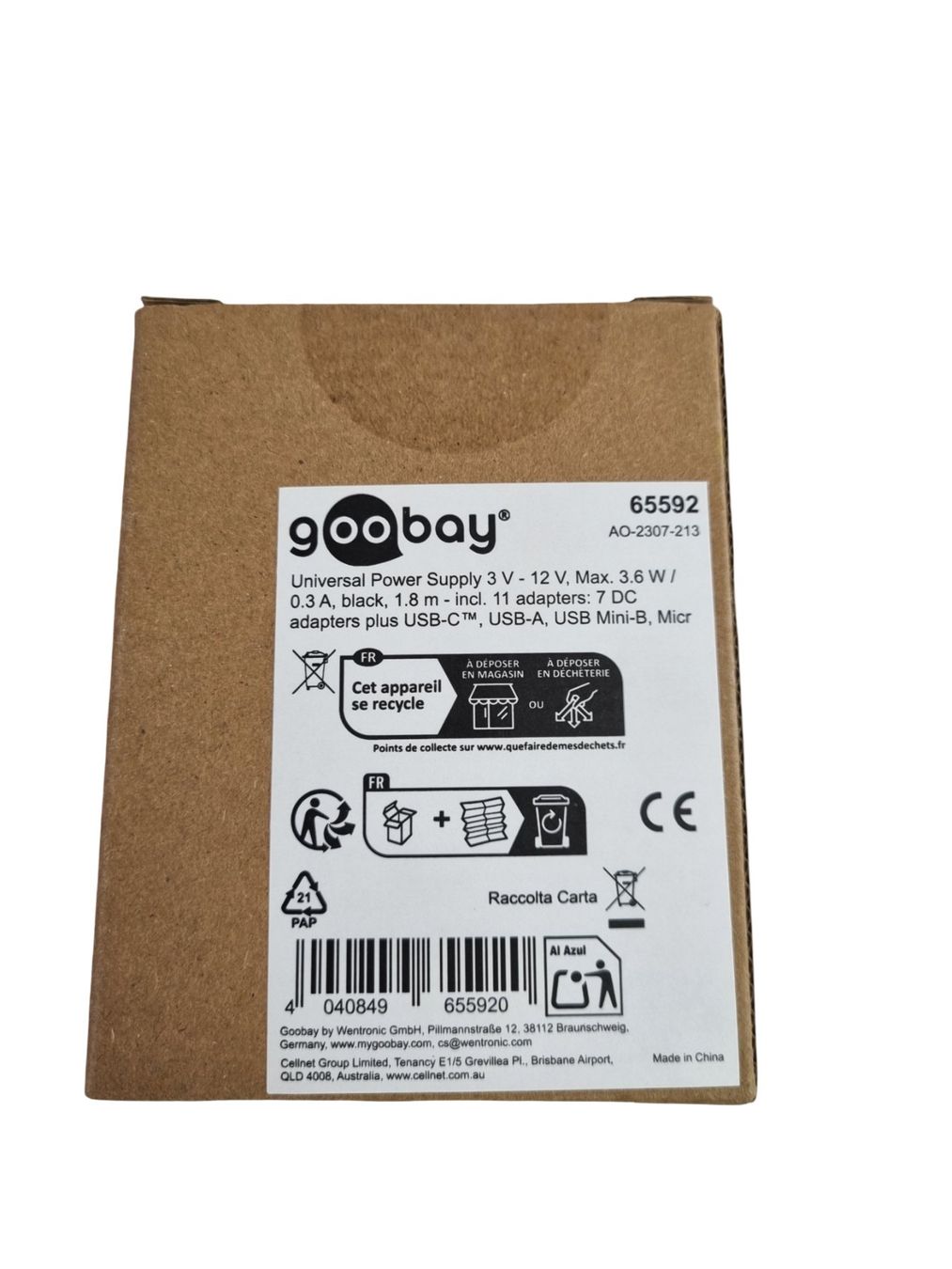 Alimentazione elettrica: GOOBAY Netzteil Universal – Nuovo (secondo la descrizione) da Wangen b. Olten venduto da Restwert_Wangen 4
