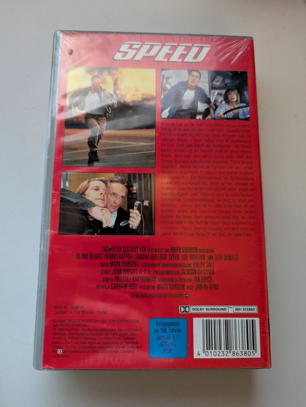 Tutti i VHS: Speed  OVP versiegelt + Mini CD Soundtrack – Nuovo e nell'imballaggio originale da Hünenberg See venduto da SpecialEditionGaming 1