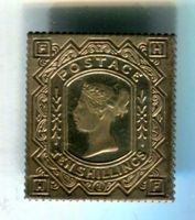 Silberbriefmarke "10 Schilling".